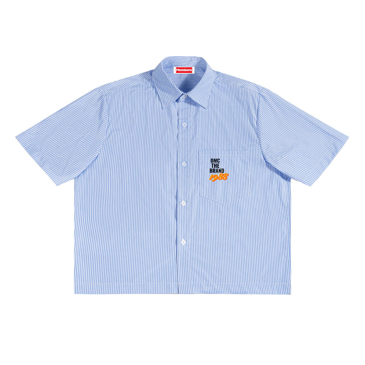 Vertical Stripe Box Shirt