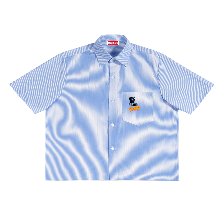 Vertical Stripe Box Shirt