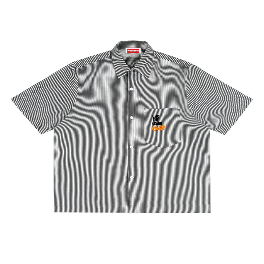 Vertical Stripe Box Shirt