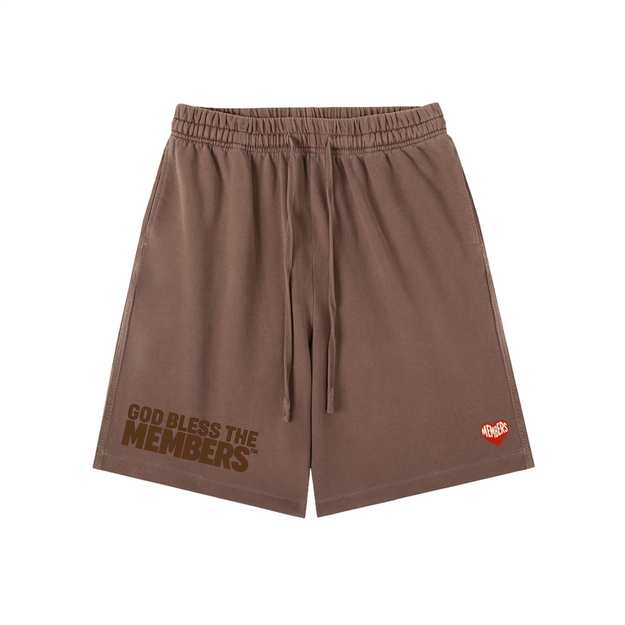 Vintage Wash Cotton Shorts