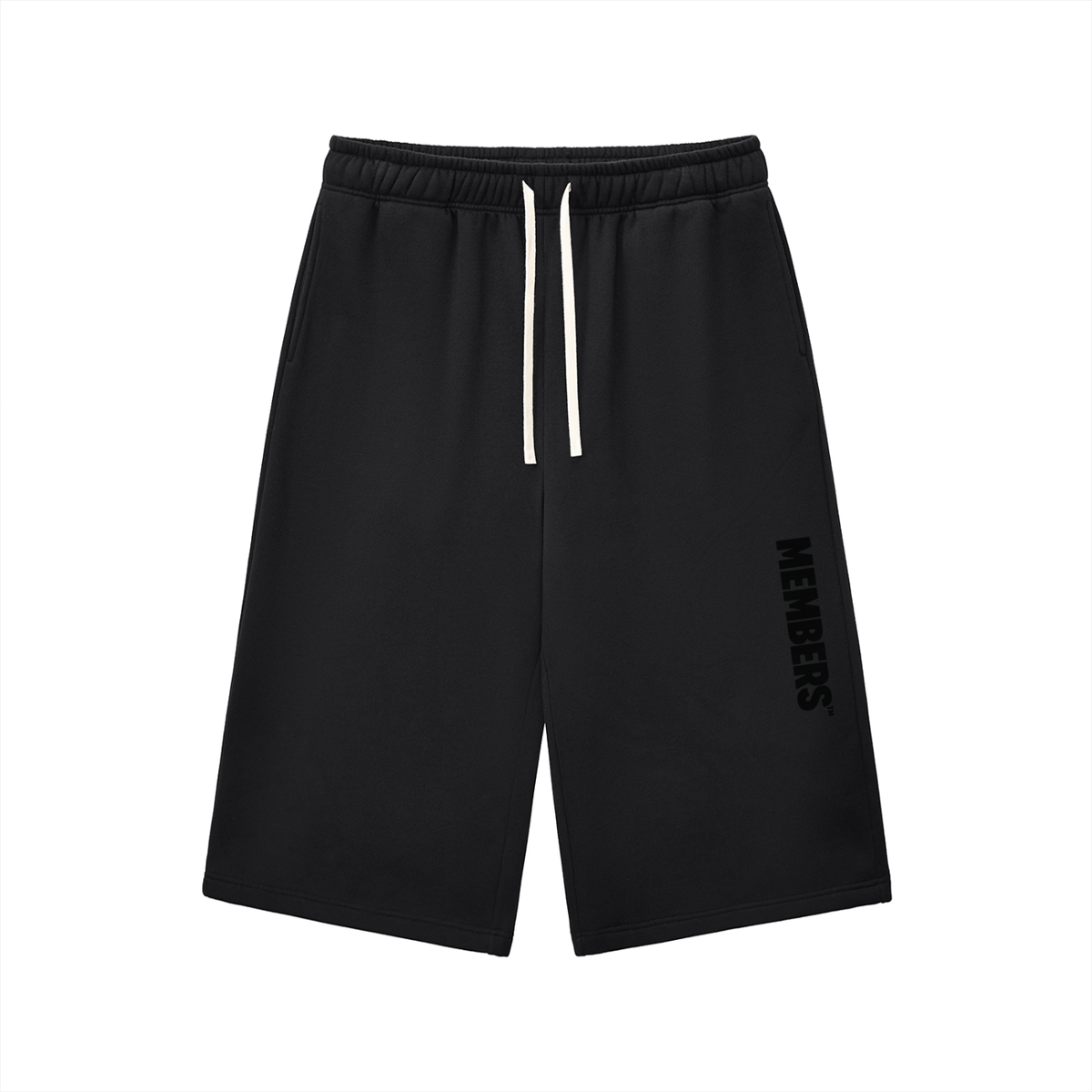 Relaxed Drawstring Three-quarter Sweatpants