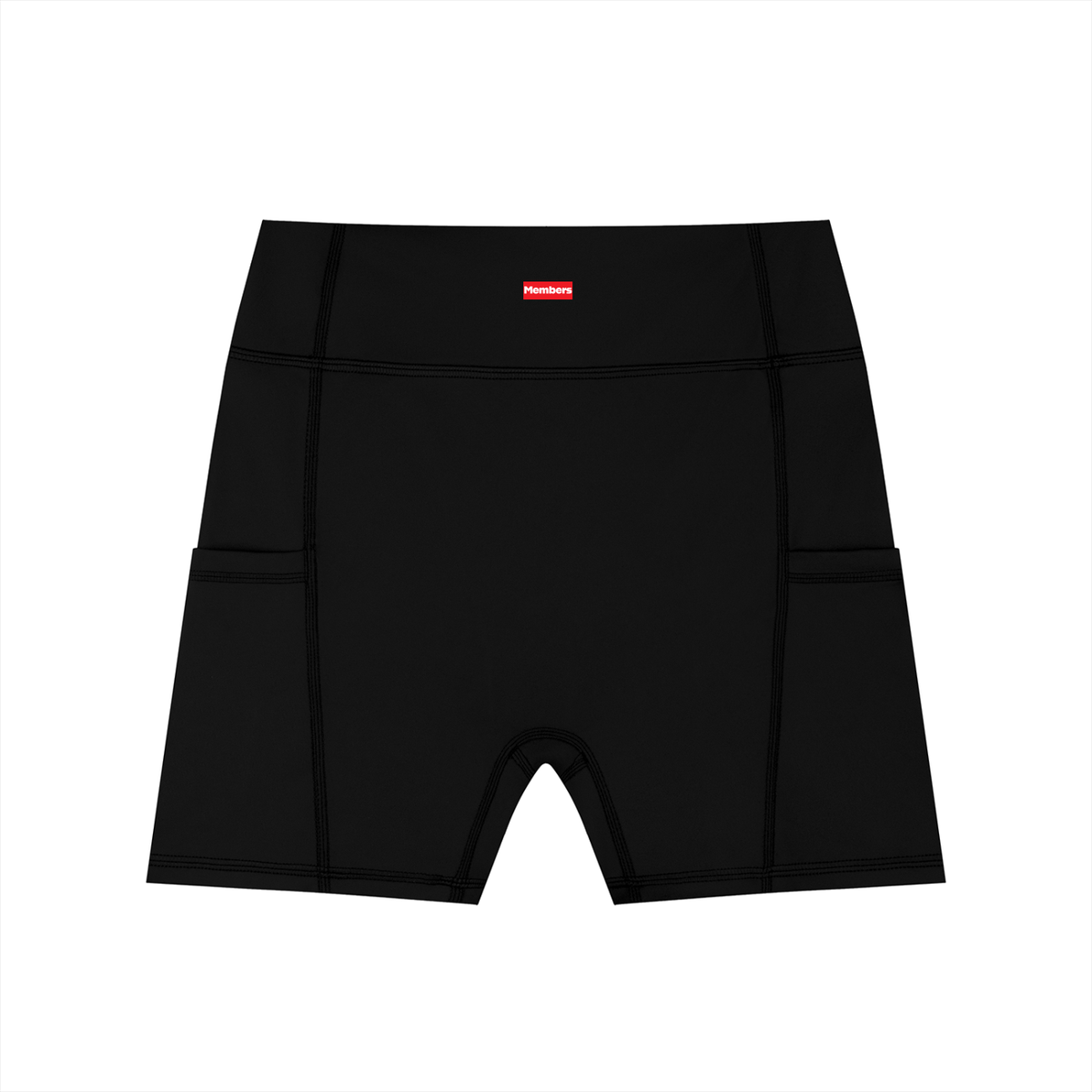High-Waisted Pocket Biker Shorts