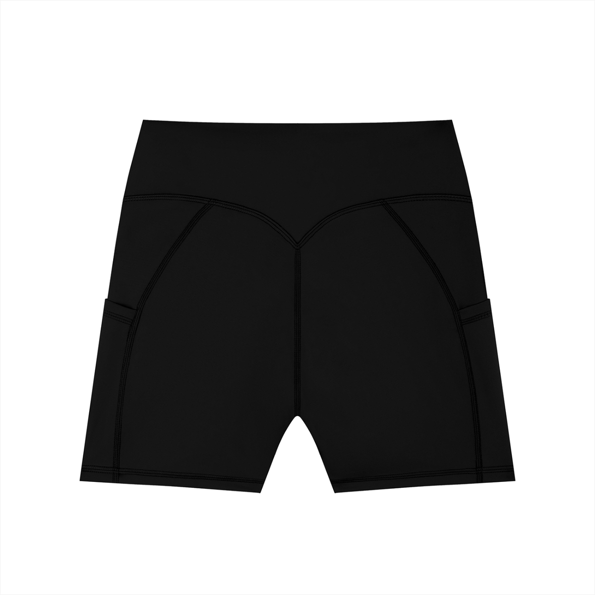 High-Waisted Pocket Biker Shorts