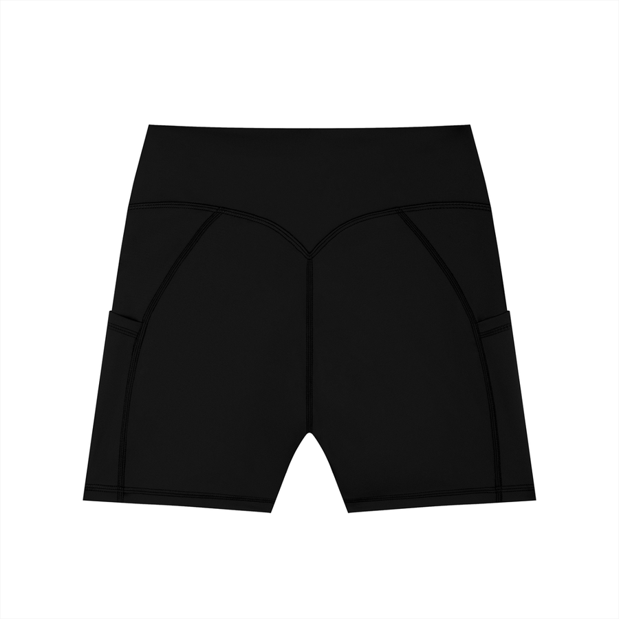 High-Waisted Pocket Biker Shorts