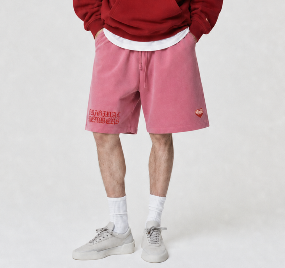 Vintage Wash Cotton Shorts