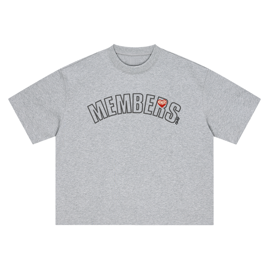 Boxy Oversized MEMBERS T-Shirt