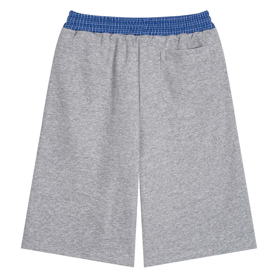 Plaid Waistband MEMBER Shorts