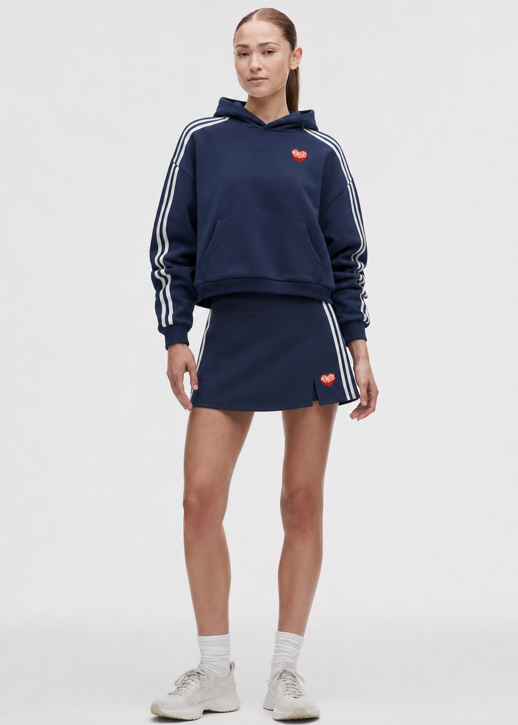 Members Side Stripe Slit Skirt