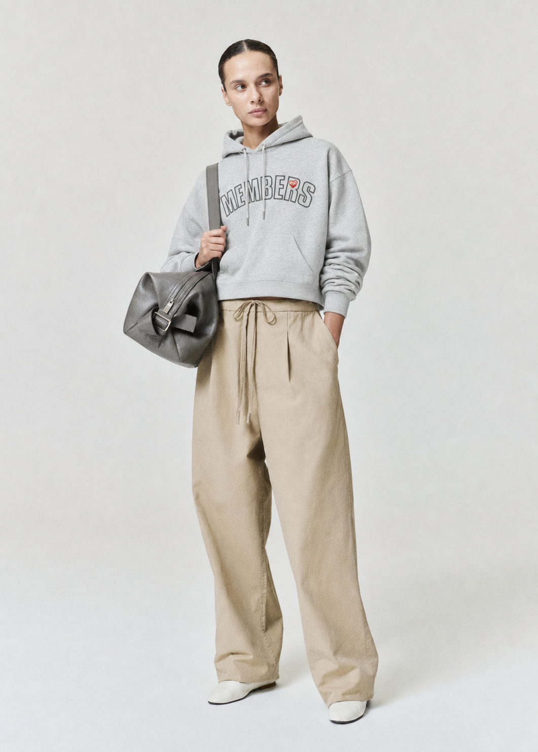 Essential Cropped Hoodie